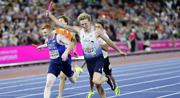 Europei Atletica, la notte d'oro della 4x400 maschile: Gran Bretagna battuta per 3 centesimi