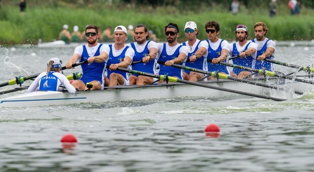 Canottaggio, sesto posto dell'otto maschile al Mondiale di Amsterdam: la cronaca