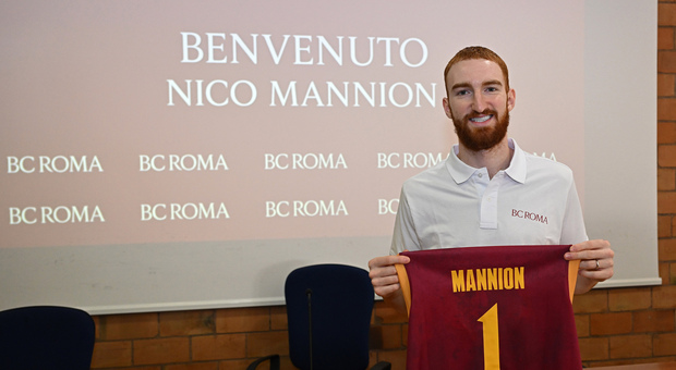 Bc Roma, Mannion si presenta: «Qui sono a casa, darò tutto me stesso»