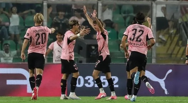 Serie B, Palermo da solo in vetta grazie al 3-1 contro la Sampdoria