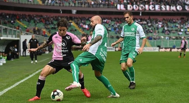 Serie B, Palermo frenato ad Avellino dopo tre vittorie: Johnsen risponde a Cheddira