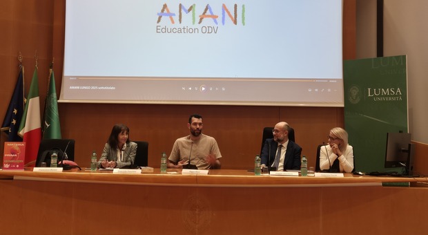 Università Lumsa, l'ala dell'Olimpia Milano Pippo Ricci alle matricole: «Non accontentatevi e godetevi questi anni perché sono i più belli»
