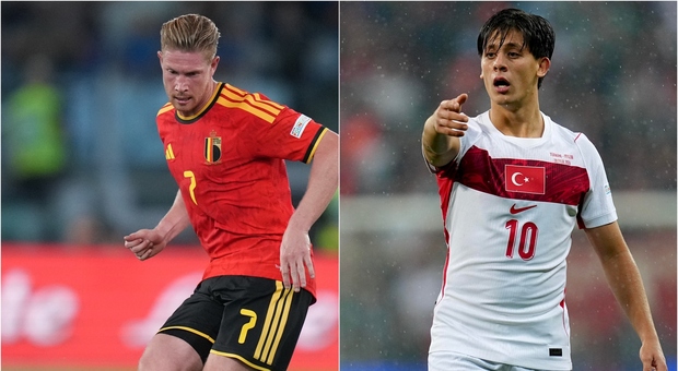 Belgio-Turchia: dove vederla (tv e streaming), probabili formazioni e orario. Montella si affida ad Arda Guler, De Bruyne titolare