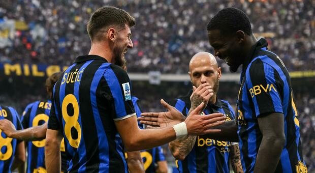 Inter-Parma, 3-0: le pagelle: Sucic (7,5) decimo marcatore in sei giornate, Thuram (7,5) cinico, Calhanoglu (7) cecchino dal dischetto