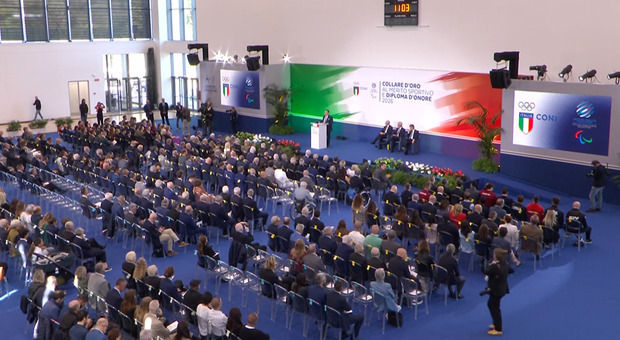 Collari d'Oro, la festa del Coni all'Acquacetosa. Buonfiglio: «Sono i successi di tutto il Paese»