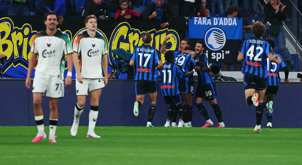 Atalanta-Venezia 3-1, le pagelle: Krstovic (8) doppietta e assist, Elmas (5,5) si fa espellere, Kessié (7) ritrova il gol, Yeboah (6,5). Classifica Serie A