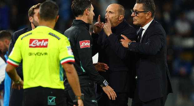 Allegri, ecco cosa rischia per l'espulsione (e le frasi) contro la Roma: dalla squalifica alla multa