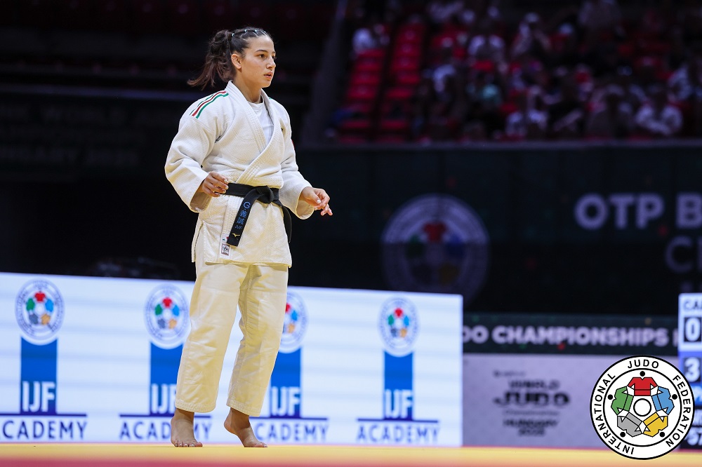 Judo, Giulia Carnà si ferma agli ottavi di finale nei -57 kg dei Mondiali 2026