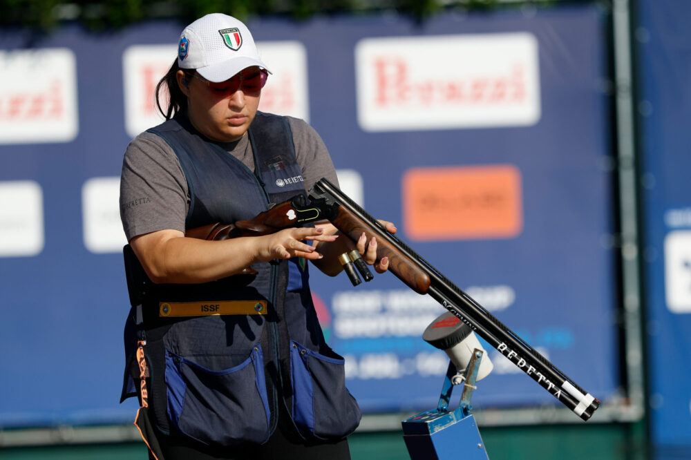 Tiro a volo, Sara Bongini perfetta nella terza serie dello skeet agli Europei