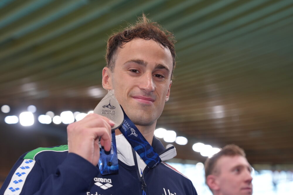 Nuoto, Razzetti argento europeo nei 400 misti! Martinenghi e Curtis illuminano, D’Ambrosio super, ma non basta alla 4×200 sl