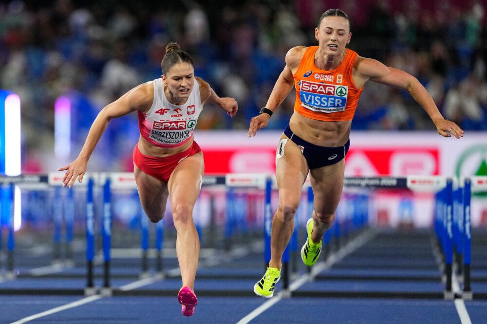 Nadine Visser brucia Skrzyszowska al fotofinish ed è la nuova campionessa europea dei 100 hs