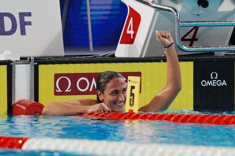 Nuoto, 30 vasche d’oro per Simona Quadarella. 4×100 sl mista di bronzo agli Europei