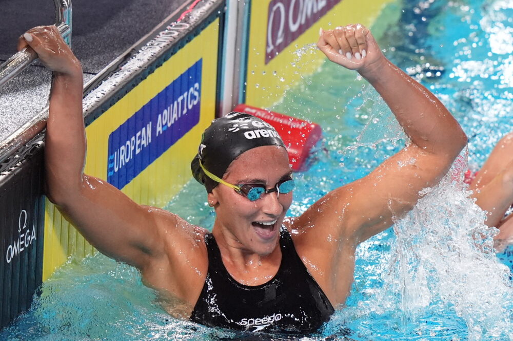 Simona Quadarella, regina d’Europa nei 400 sl. Pioggia d’argenti nell’ultimo giorno a Parigi