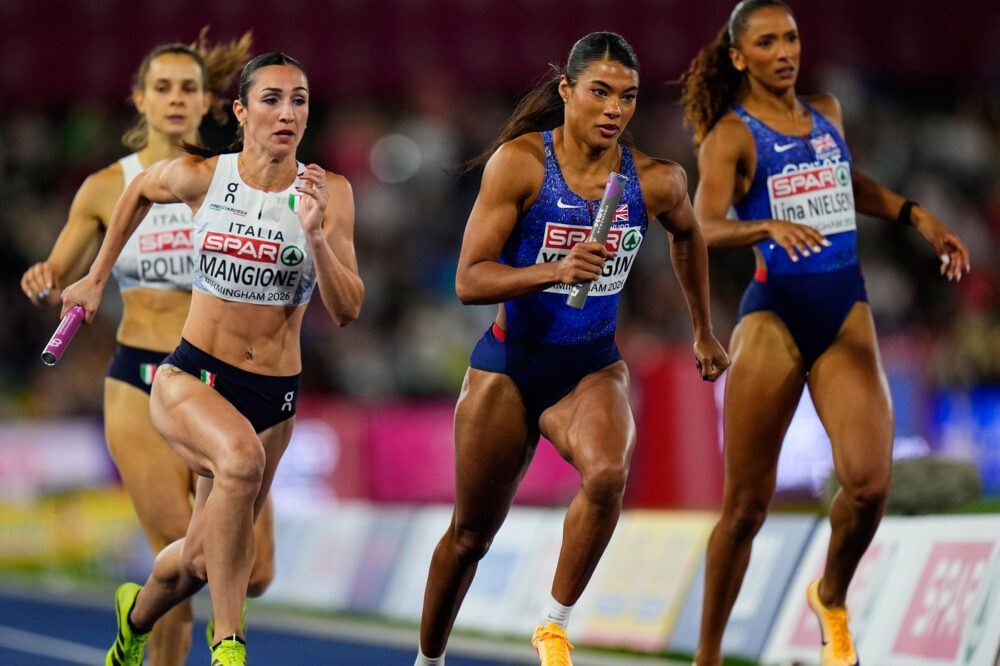 Alice Mangione: “La 4×400 nei momenti importanti c’è sempre”; Bonora: “Nessuno ci toglierà questa medaglia”