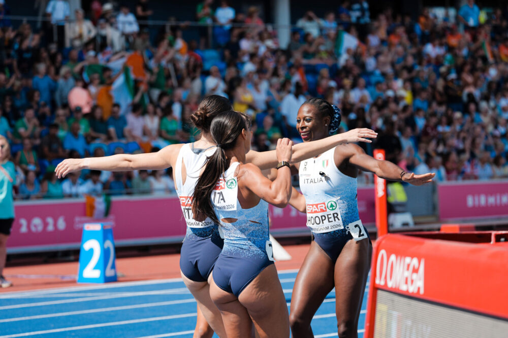 Quando la finale della 4×100 femminile agli Europei: orario, n. di corsia, avversarie, tv