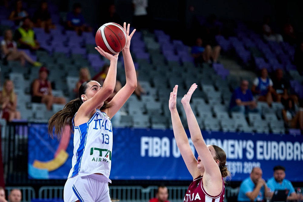 Basket femminile: Italia, prima vittoria agli Europei Under 16. Battuta la Lettonia leader del girone