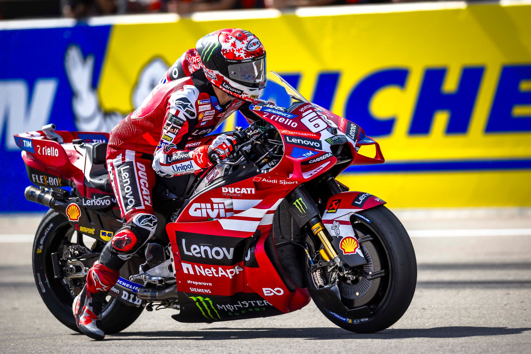 Francesco Bagnaia si scuote: “Oggi poco feeling, ma domani posso fare meglio. Non mollerò mai”