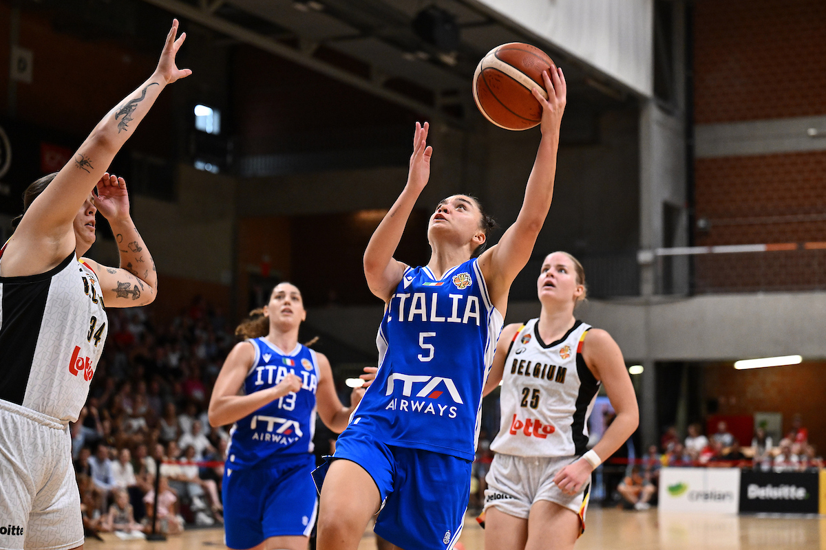 Basket femminile: Italia, bis sfiorato in Belgio. Vana rimonta delle azzurre nel finale