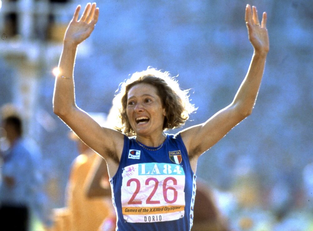 Gabriella Dorio festeggia Eloisa Coiro: “Brava! Brindo al mio oro olimpico e al tuo record”. 42 anni fa l’apoteosi di Los Angeles