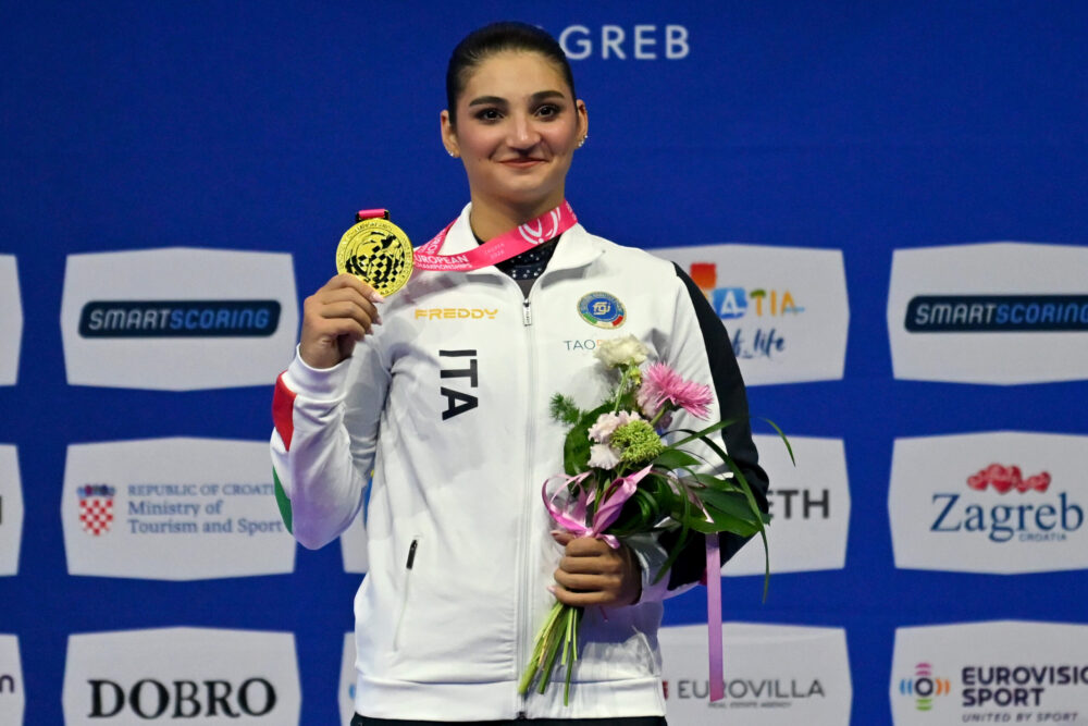 Manila Esposito, l’italiana più medagliata agli Europei! Superato il record di Vanessa Ferrari. E gli haters che attaccano per il peso…