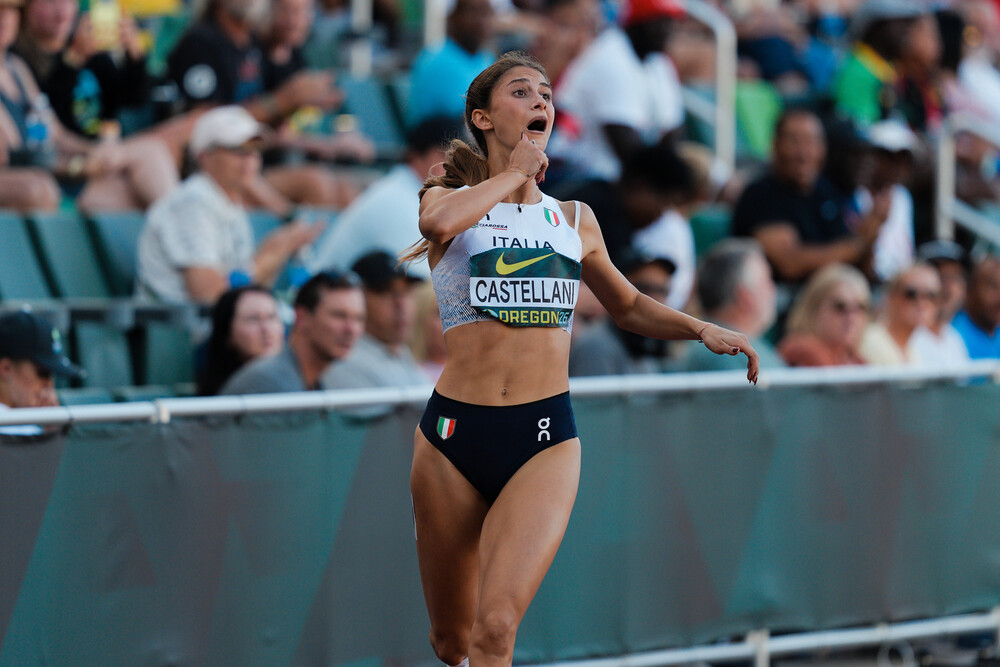 Margherita Castellani sfonda il muro dei 23” sui 200! Prima juniores della storia, in finale ai Mondiali U20