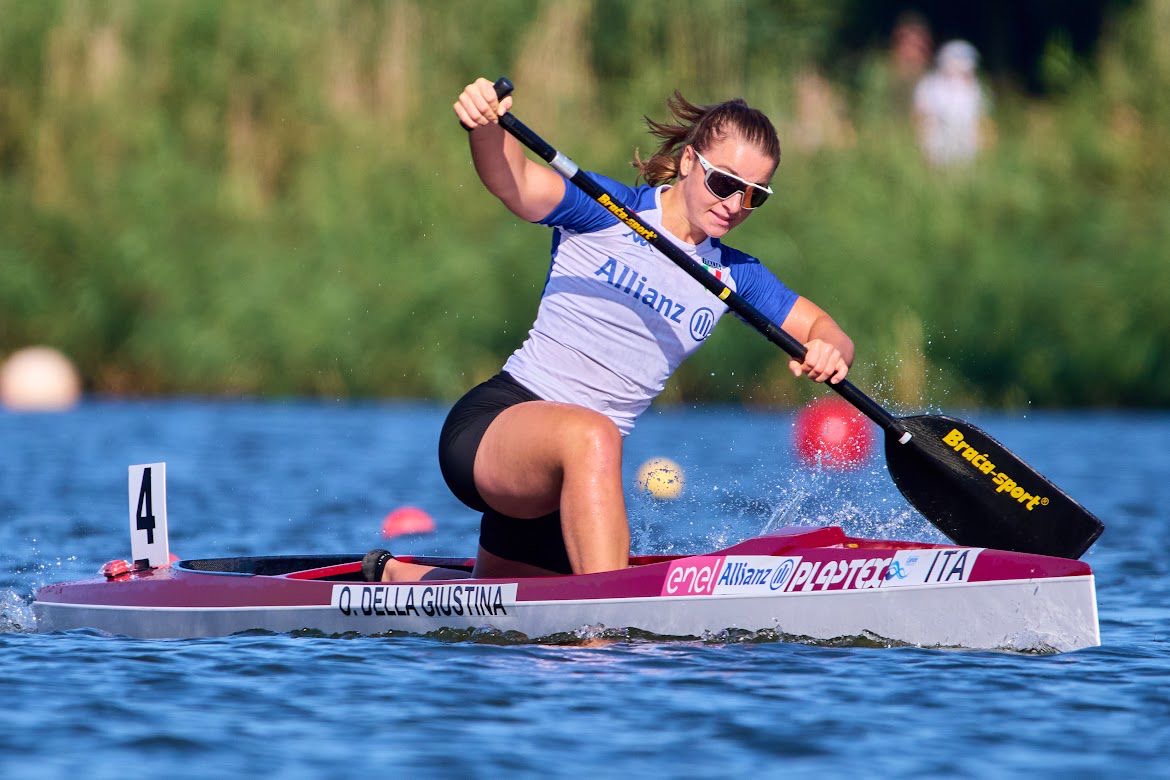Canoa velocità, Della Giustina in finale ai Mondiali nel C1 200. Casadei e Tacchini promossi nel C2 500