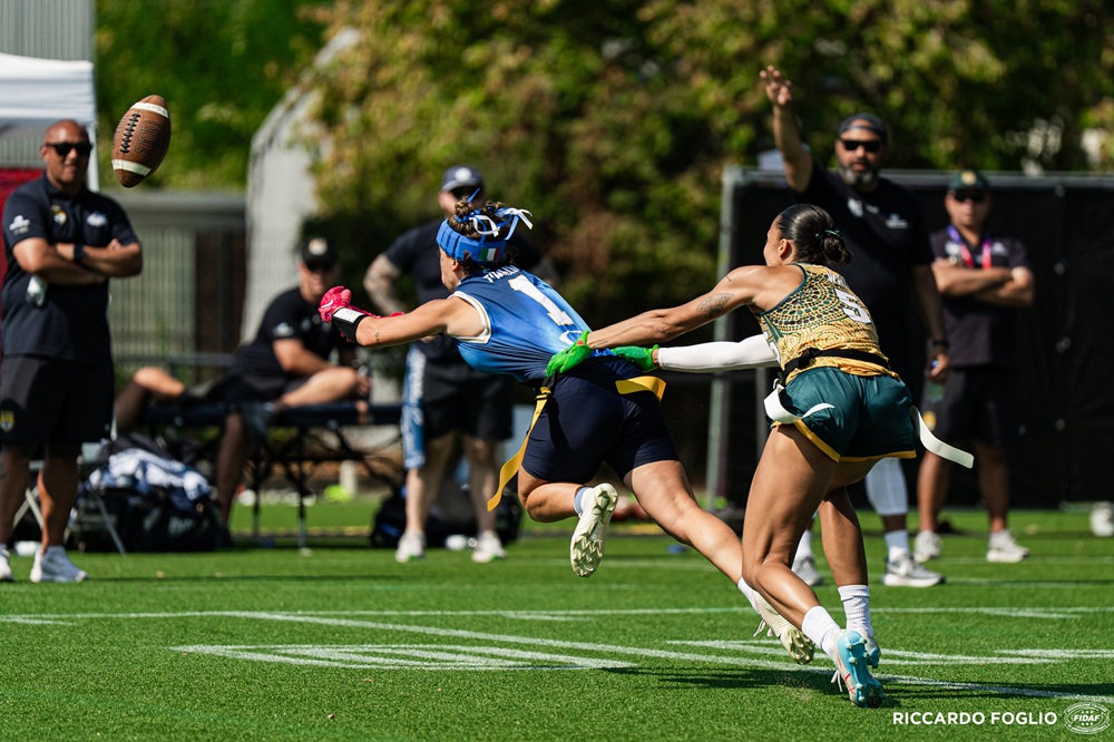 Flag football, Italia femminile ai margini della top ten ai Mondiali. Oro al Canada