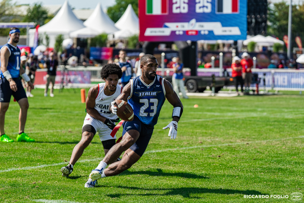 Flag football, l’Italia travolge la Germania a domicilio e approda in semifinale ai Mondiali!