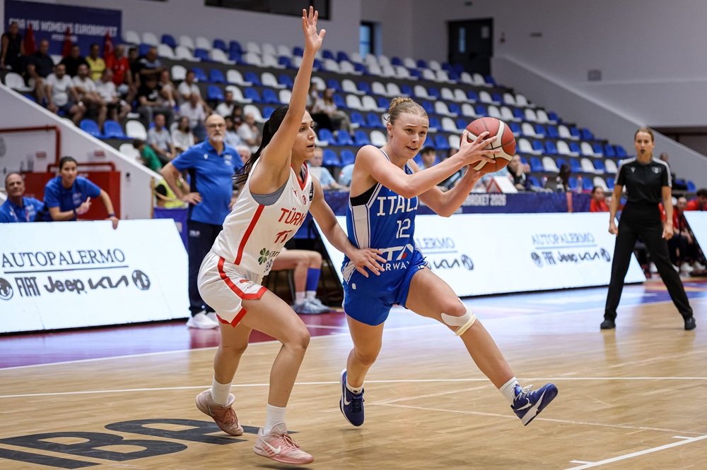 Basket femminile, l’Italia Under 16 cade anche contro la Turchia agli Europei
