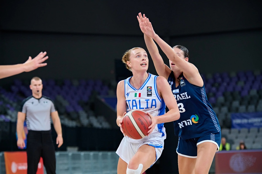 Basket femminile, l’Italia crolla all’esordio negli Europei Under 16 contro Israele