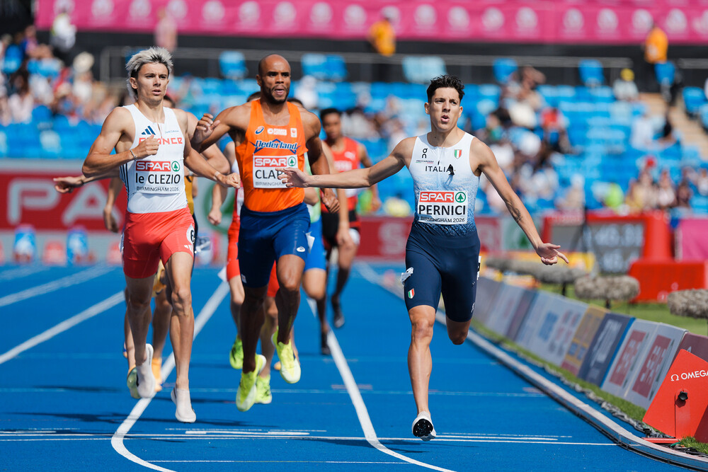 Francesco Pernici corre da frontrunner e convince: semifinale sugli 800 agli Europei. Promosso Lazzaro, Tecuceanu out