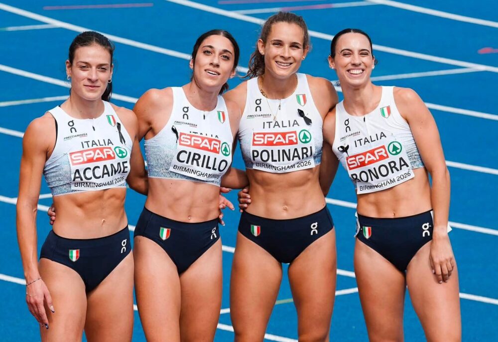 Italia in finale con la 4×400 femminile agli Europei: passaggio comodo, attesa per due rinforzi