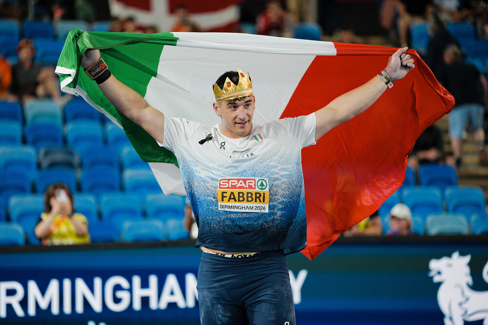 Leonardo Fabbri in estasi: “Bellissimo uno-due, volevo il record degli Europei. Me la sono goduta, poi mi sono arrabbiato…”