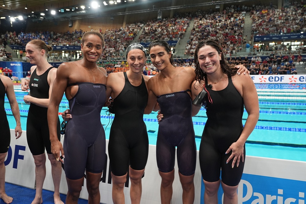 Centesimi stregati: una grande 4×100 mista femminile si arrende alla Gran Bretagna al tocco