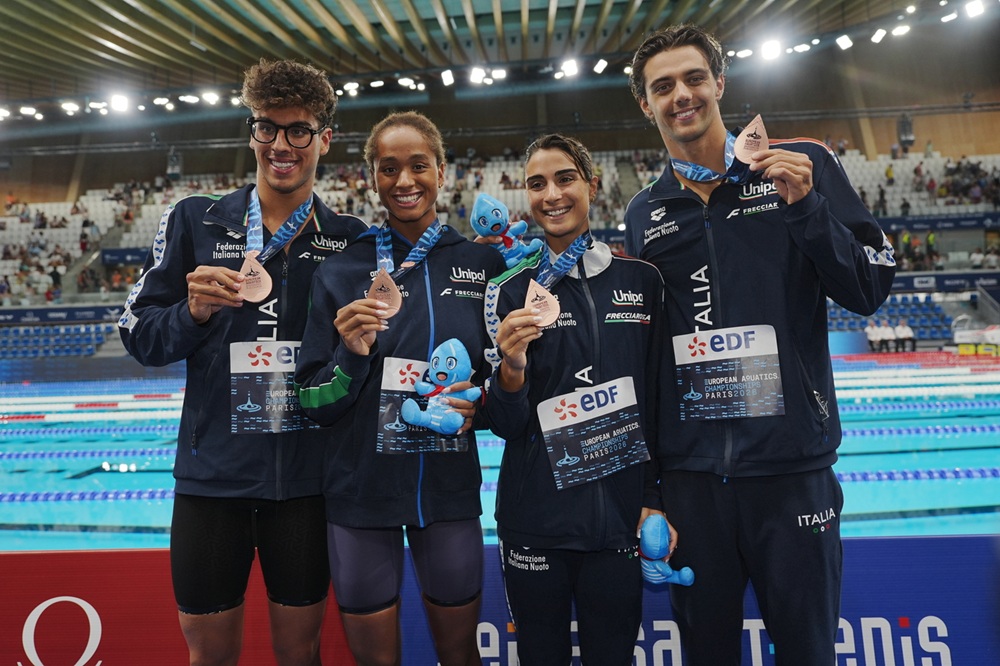 Parlano gli azzurri della 4×100 mista sl. Curtis: “In staffetta devi dare il 150%”; Ceccon: “Sara ci darà una mano in chiave olimpica”