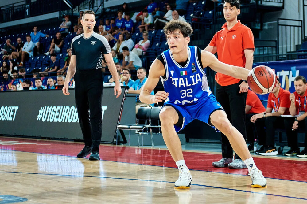 Basket, l’Italia Under 16 battuta dalla Lituania negli ottavi di finale degli Europei