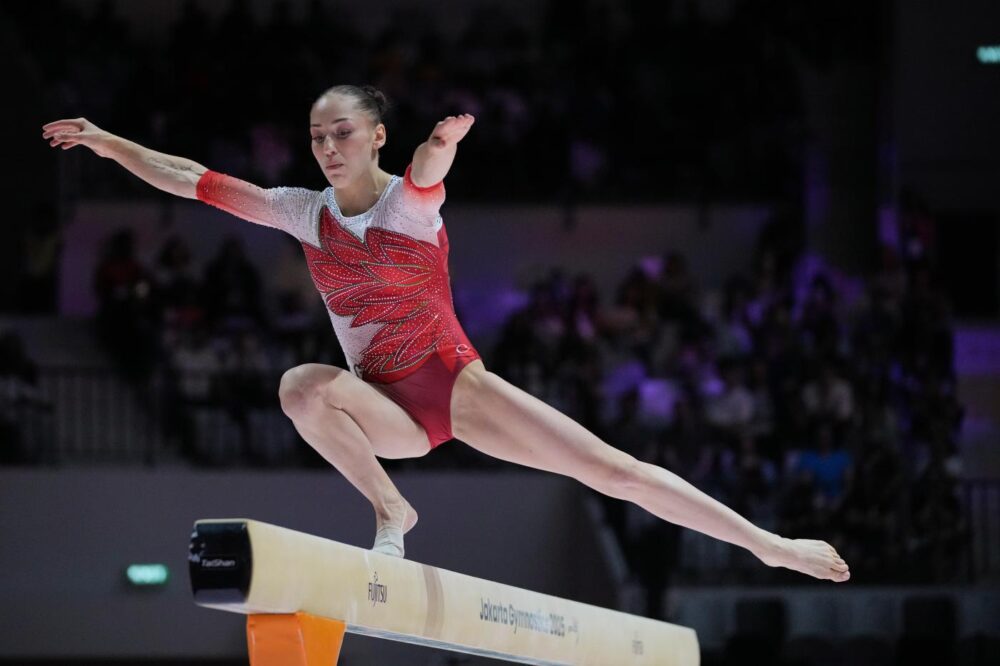 Kaylia Nemour domina l’all-around ai Giochi del Mediterraneo, folle 15.65 alle parallele. Sofia Tonelli bronzo