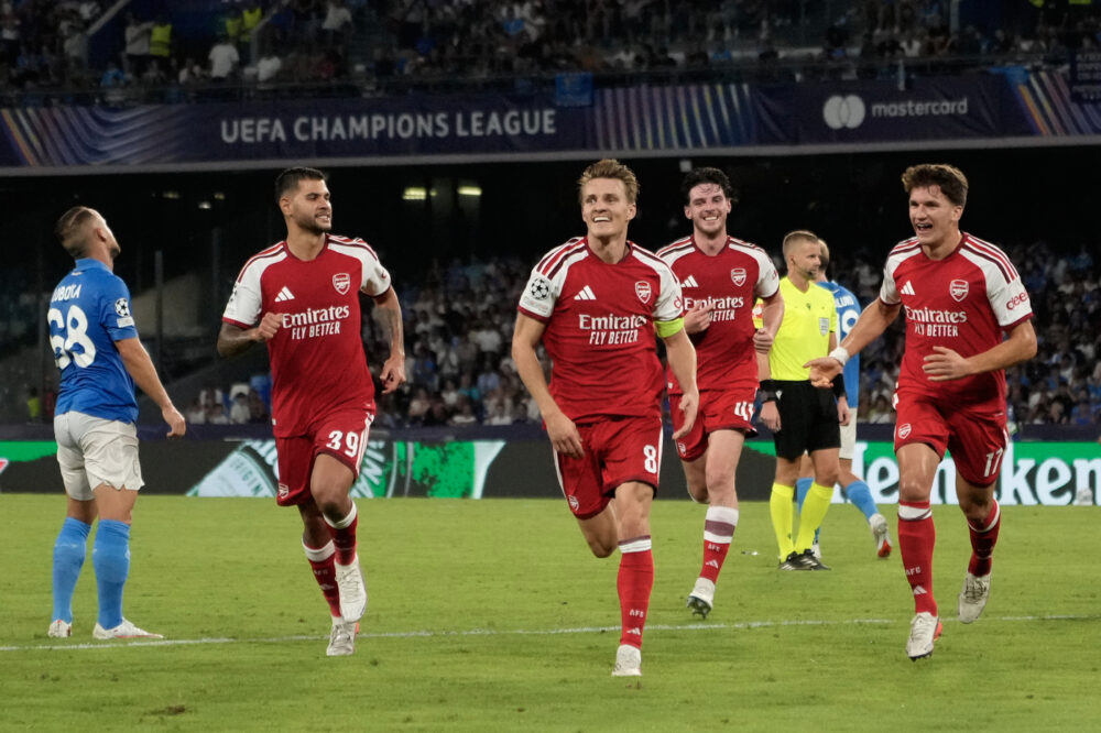 Calcio, il Napoli cede in casa all’Arsenal in Champions League