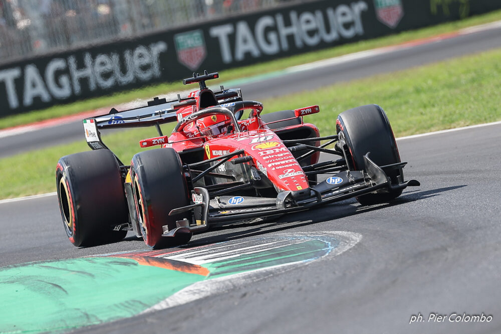 Disastro Leclerc a Monza: prima il contatto con Hamilton, poi il brutto incidente alla Alboreto