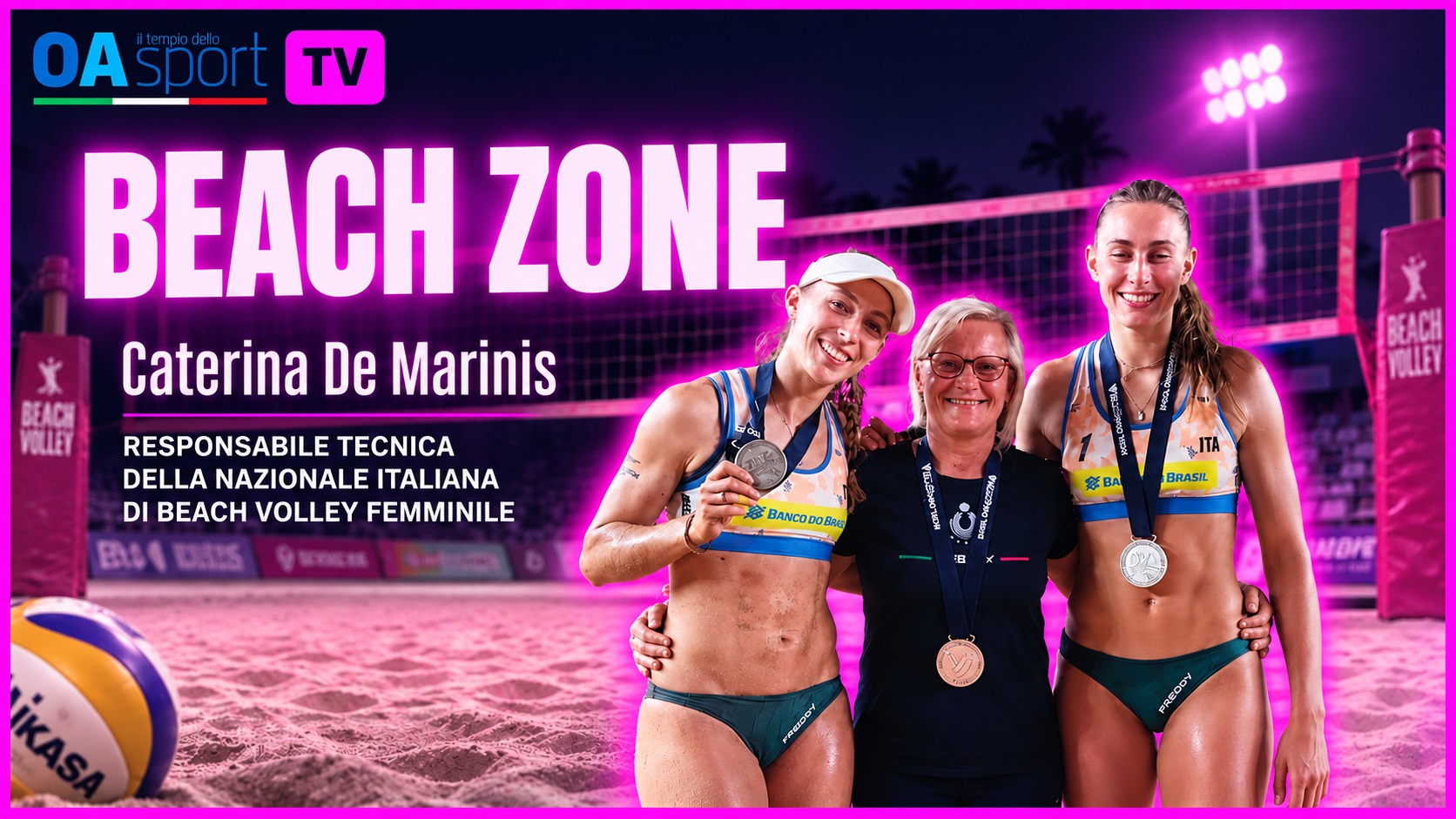 Beach volley, l’Italia al femminile guarda alle Olimpiadi: Caterina De Marinis a Beach Zone