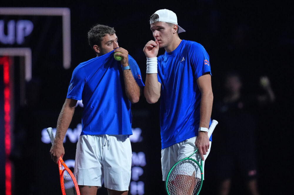 Laver Cup, Cobolli/Mensik liquidano Fritz/De Minaur e avvicinano l’Europa al successo