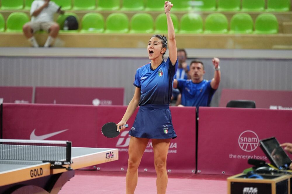 Tennistavolo: Giorgia Piccolin si esalta e va in semifinale ai Giochi del Mediterraneo! Out Oyebode