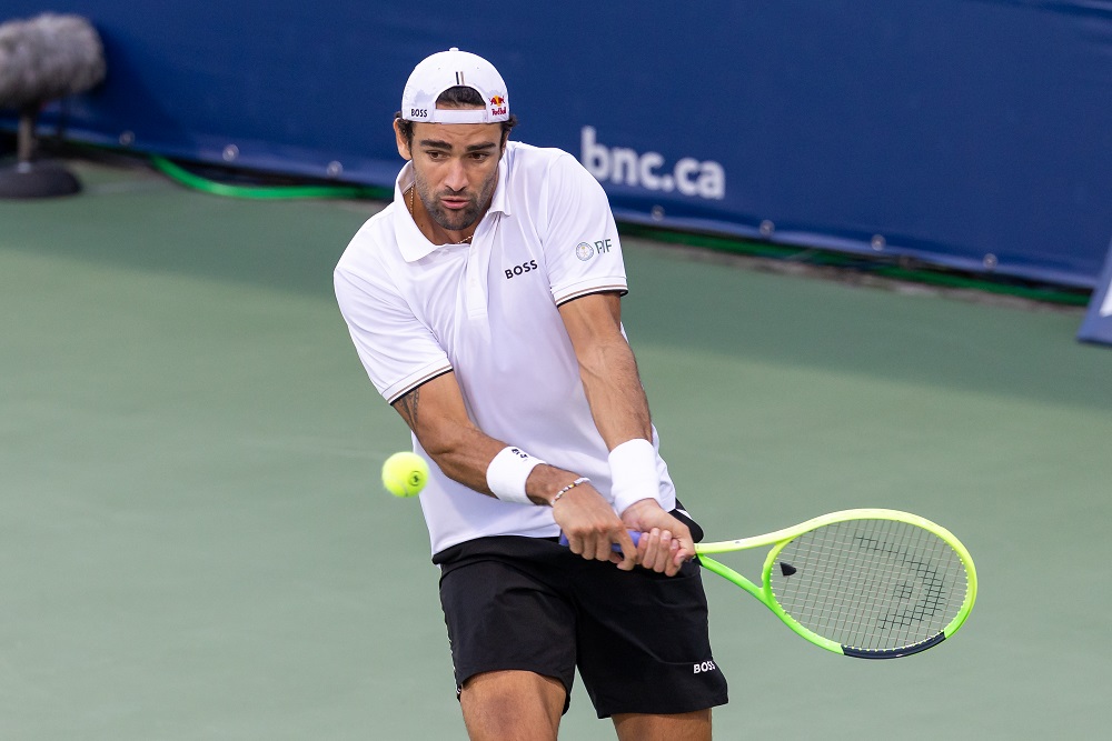 Matteo Berrettini chiude la carriera Slam di Stan Wawrinka e va al secondo turno degli US Open