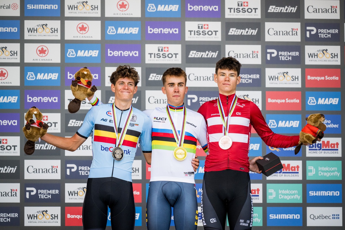 Ciclismo: Benjamin Noval fa la doppietta tra gli juniores, titolo mondiale anche nella prova in linea. Settimo Fedrizzi