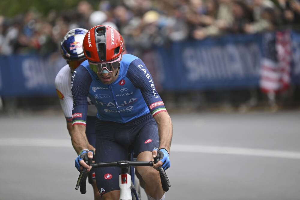 Giulio Ciccone protagonista ai Mondiali: “Deluso per il risultato, ho avuto i crampi. Eravamo tutti spenti”