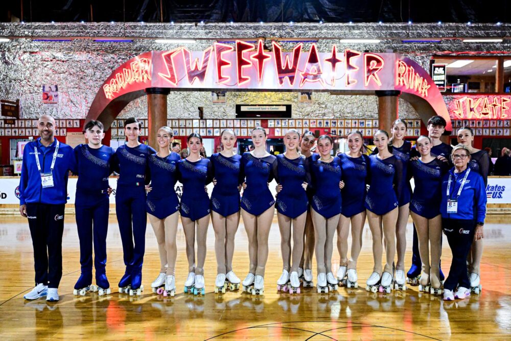 Pattinaggio artistico a rotelle, pioggia di medaglie per l’Italia alla World Cup di obbligatori