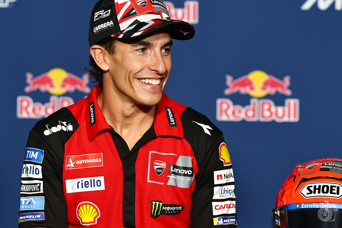 Marc Marquez: “Mi sono fidato dei nostri dati, Bezzecchi è il favorito per domani”