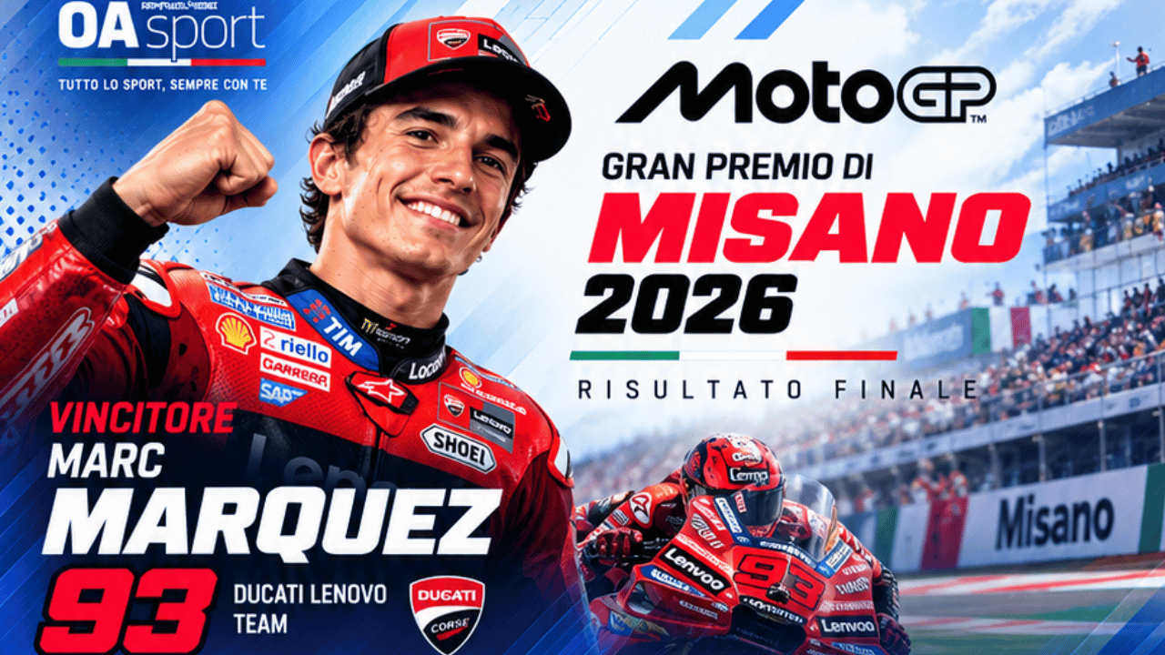 Misano amara per gli italiani: Márquez vince, Bezzecchi cade da leader