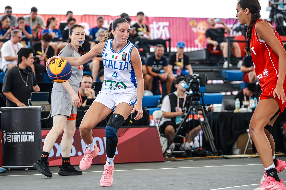 Basket 3×3: Italia femminile battuta di misura e con rimpianti dalla Cina