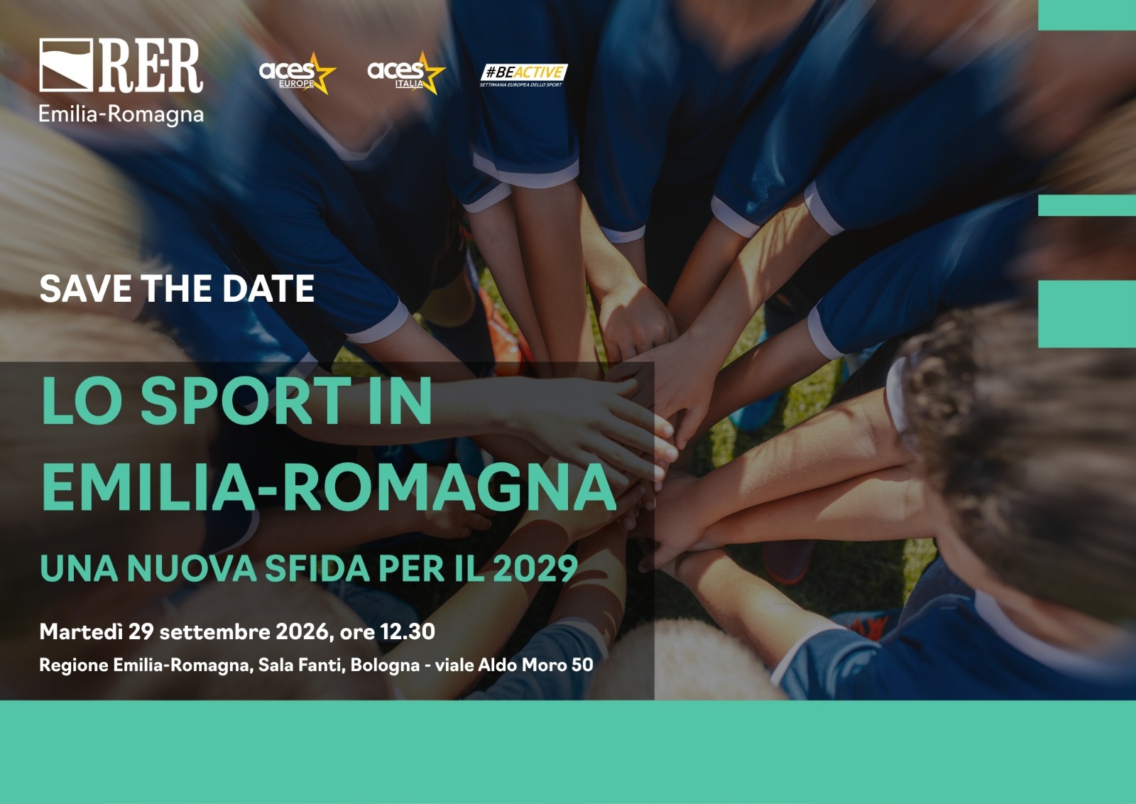 Emilia-Romagna verso un nuovo traguardo europeo per lo sport | DIRETTA